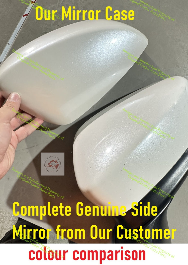 Right Door Mirror Cap Housing fit Mazda CX-5 CX5 KF Snowflake White Pearl 25D