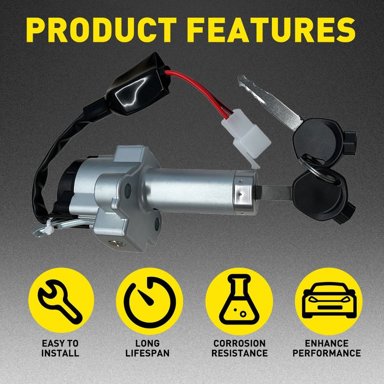 Ignition Fuel Cover Helmet Lock Switch Set For Honda CB125E CB 125 E GLH125SH SH