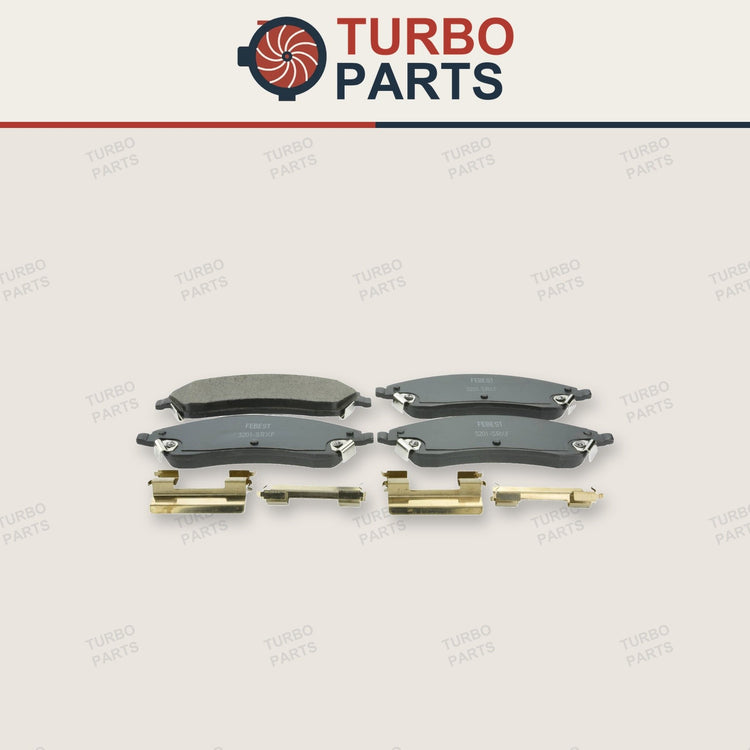 Cadillac Front Pad Kit, Disc Brake - (With Anti Squeal Shim, With Brackets)