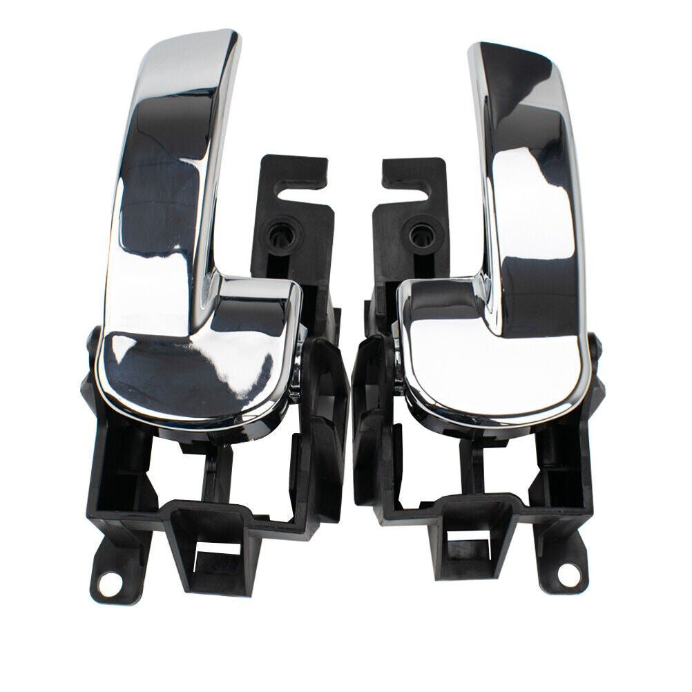 Pair LH+RH Inner Door Handle For Nissan Navara D40 05~15 Pathfinder R51 05~13