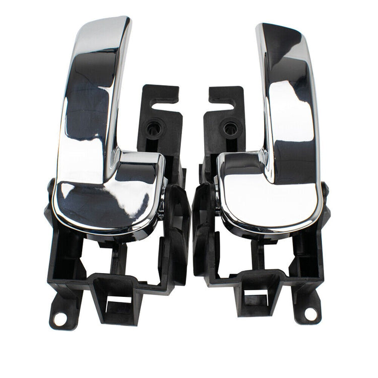 Pair LH+RH Inner Door Handle For Nissan Navara D40 05~15 Pathfinder R51 05~13