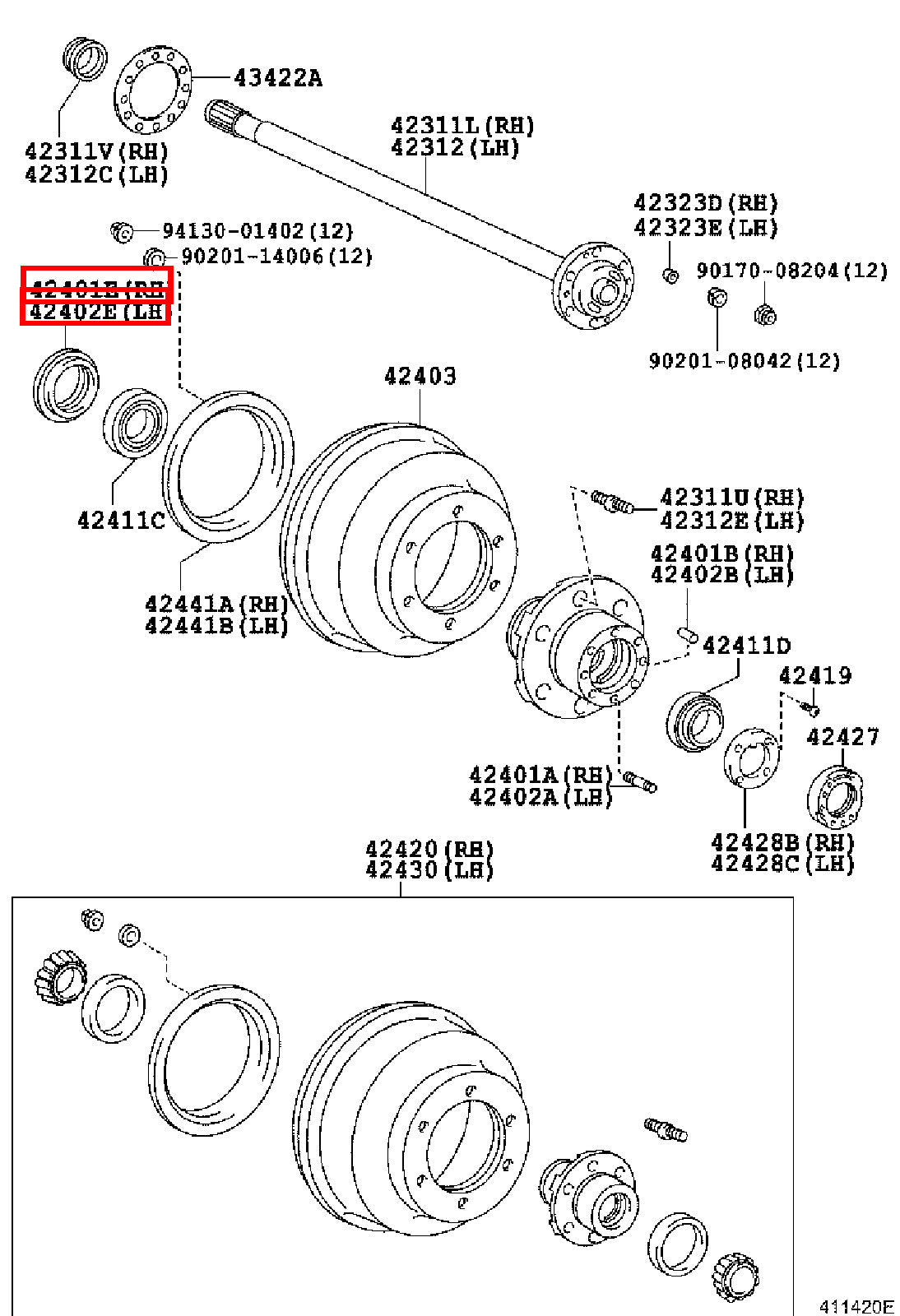 Genuine LandCruiser VDJ79 VDJ78 VDJ76 Wheel Bearing Hub Oil Seal