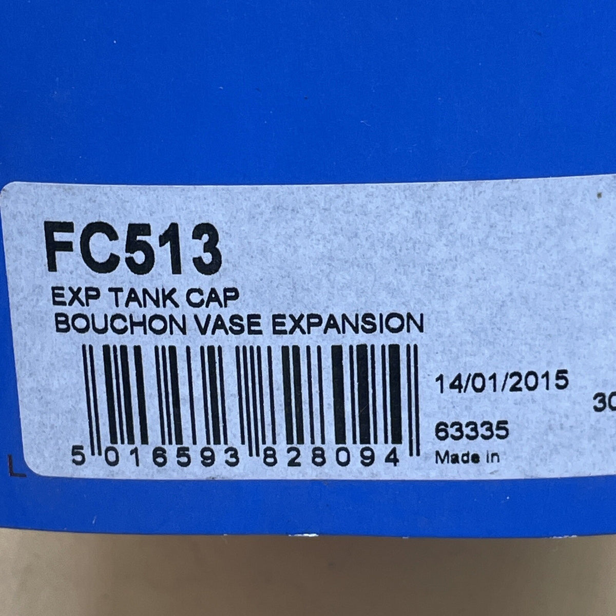 FC513 Bouchon Cap Expansion Tank Quinton Hazell QH NOS Fits Audi Porsche VW