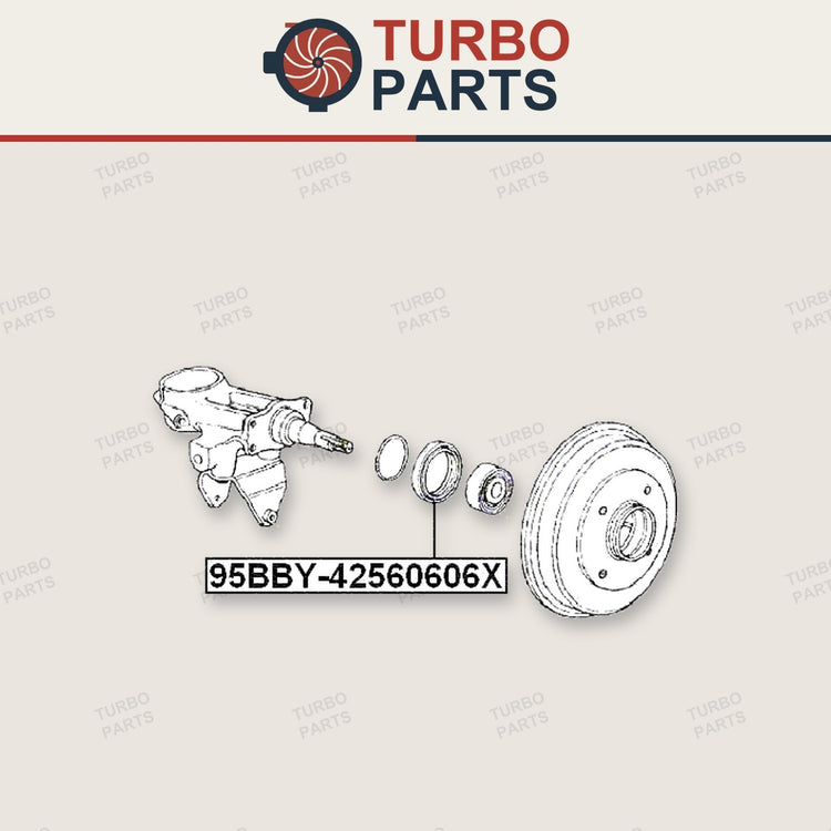 Honda Accord 3D Rear Oil Seal Hub 40.8X56.4X6X6