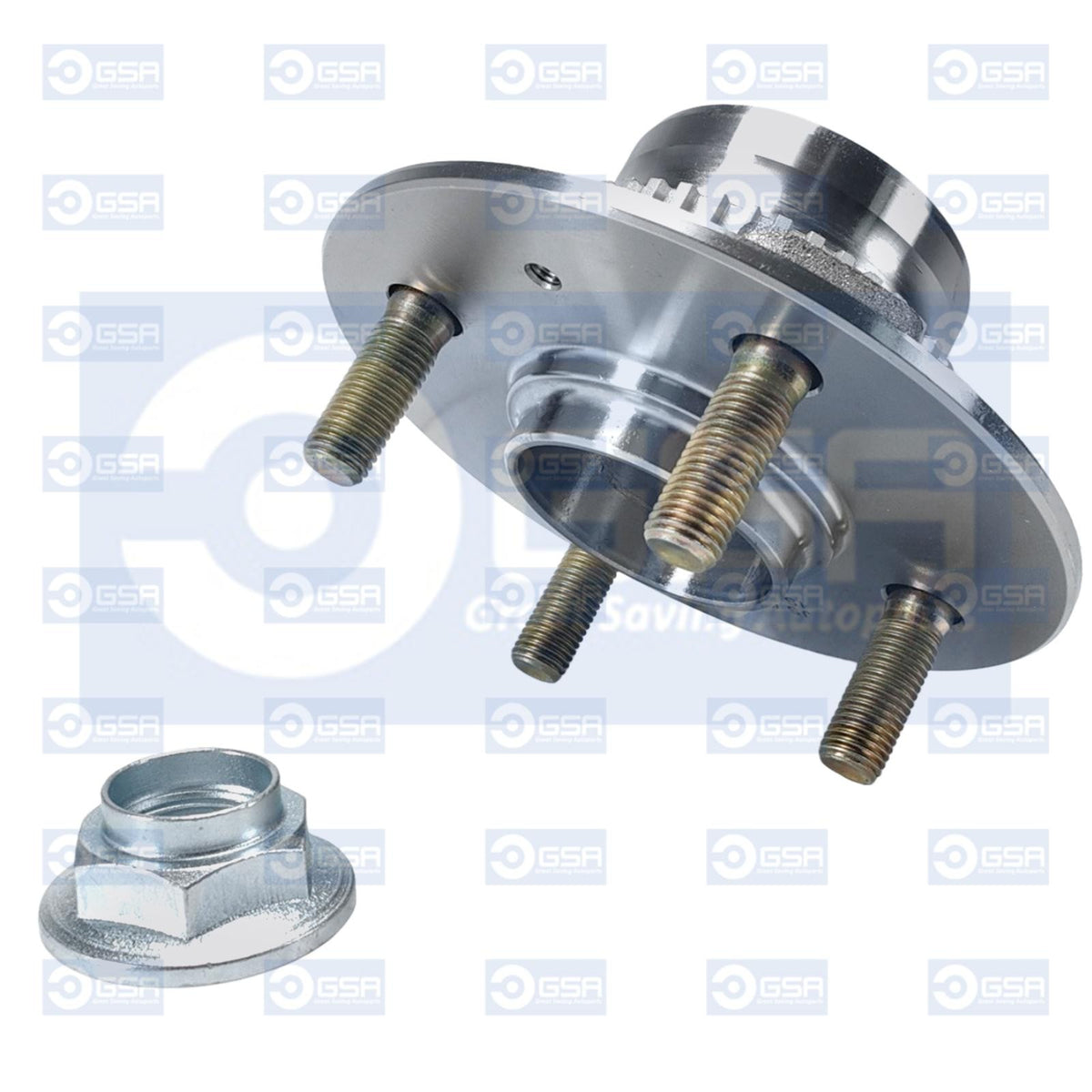 x2 New Rear Wheel Bearing Hub Assy With ABS For Hyundai Accent LC LS 2000-2006