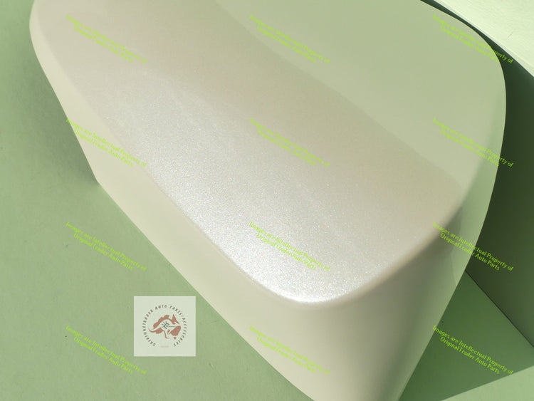 Right Side Mirror Case Cap Cover for Toyota Corolla E180 Crystal Pearl White 070