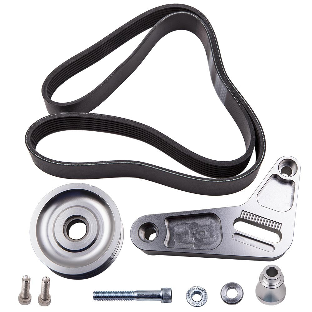 Swap Adjustable Idler Pulley Belt Kit For Honda Civic Integra K24 engine 06-09