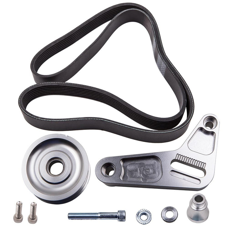 Swap Adjustable Idler Pulley Belt Kit For Honda Civic Integra K24 engine 06-09