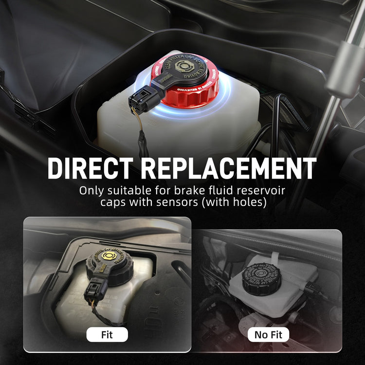 Brake Fluid Reservoir Tank Cap Cover For BMW E46 E90 E92 E82 E87 E84 34336774451