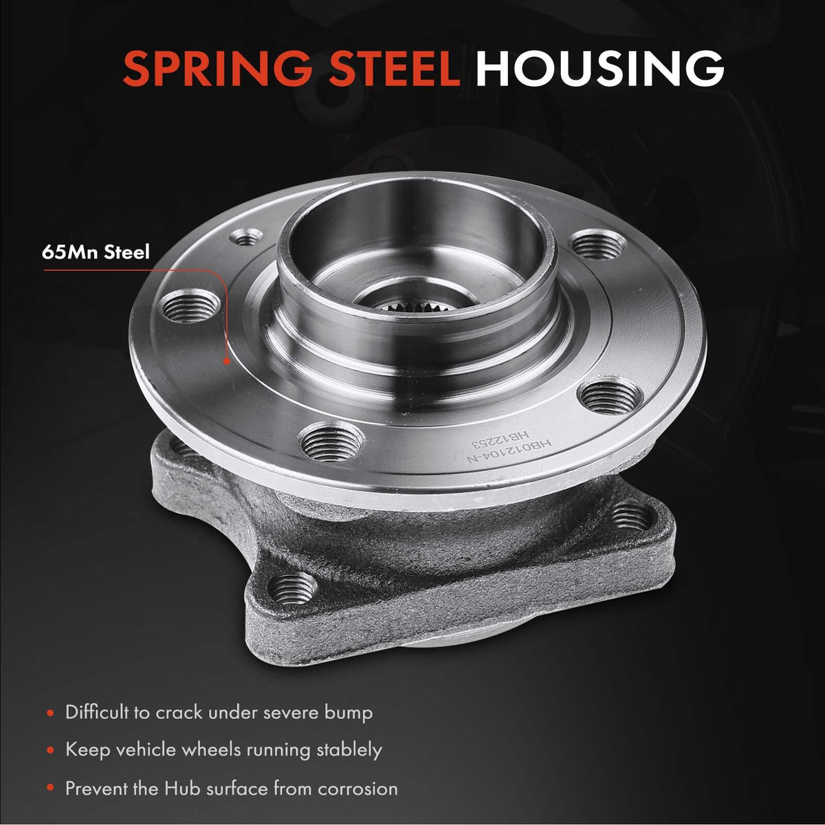 2x Rear Wheel Bearing Hub for Volvo S60 384 V70 XC70 295 2000-2009 2.4L 2.5L AWD
