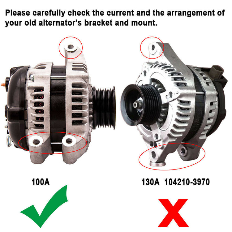 100A Alternator For Honda Accord Euro CRV Odyssey 2.4L Civic 2.0L Petrol 03-07