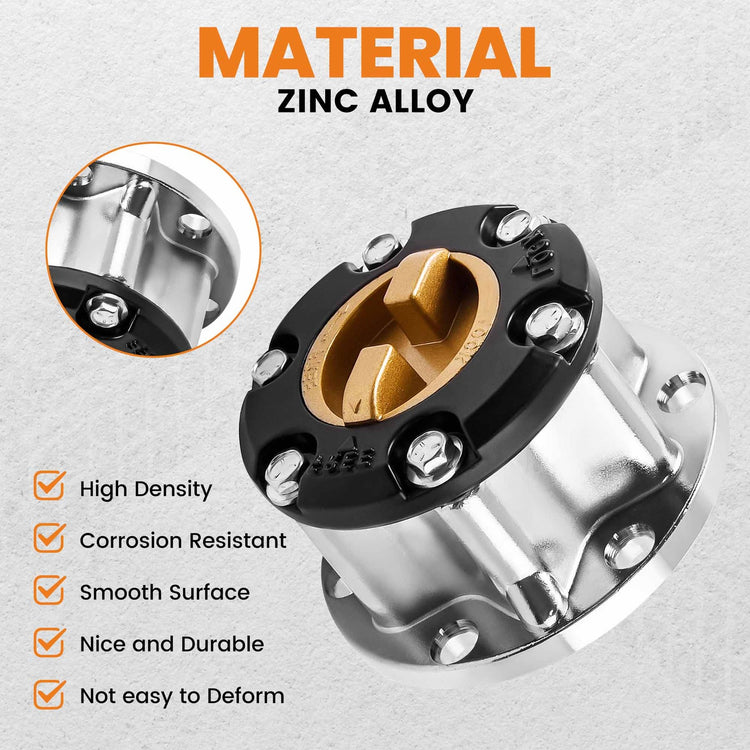 2x FREE WHEELING HUBS FOR Toyota Land Cruiser FJ60 FJ62 BJ60 HJ60 HZJ80 FZJ70