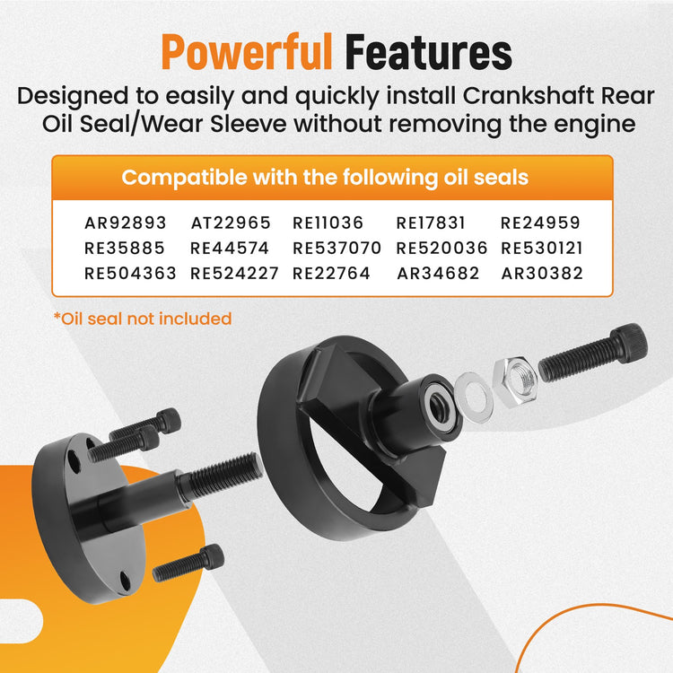 Crankshaft Rear Main Seal Wear Sleeve Installer For John Deere Jdg476/477/jdg478