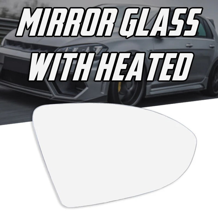 Right Side Mirror Glass for VW GOLF MK7 MK7.5 2013-2018 With Heated Convex Base