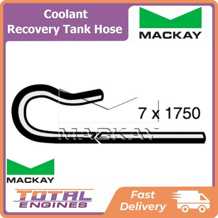 Mackay Coolant Recovery Expansion Tank Hose for Holden Commodore VN 3.8L V6