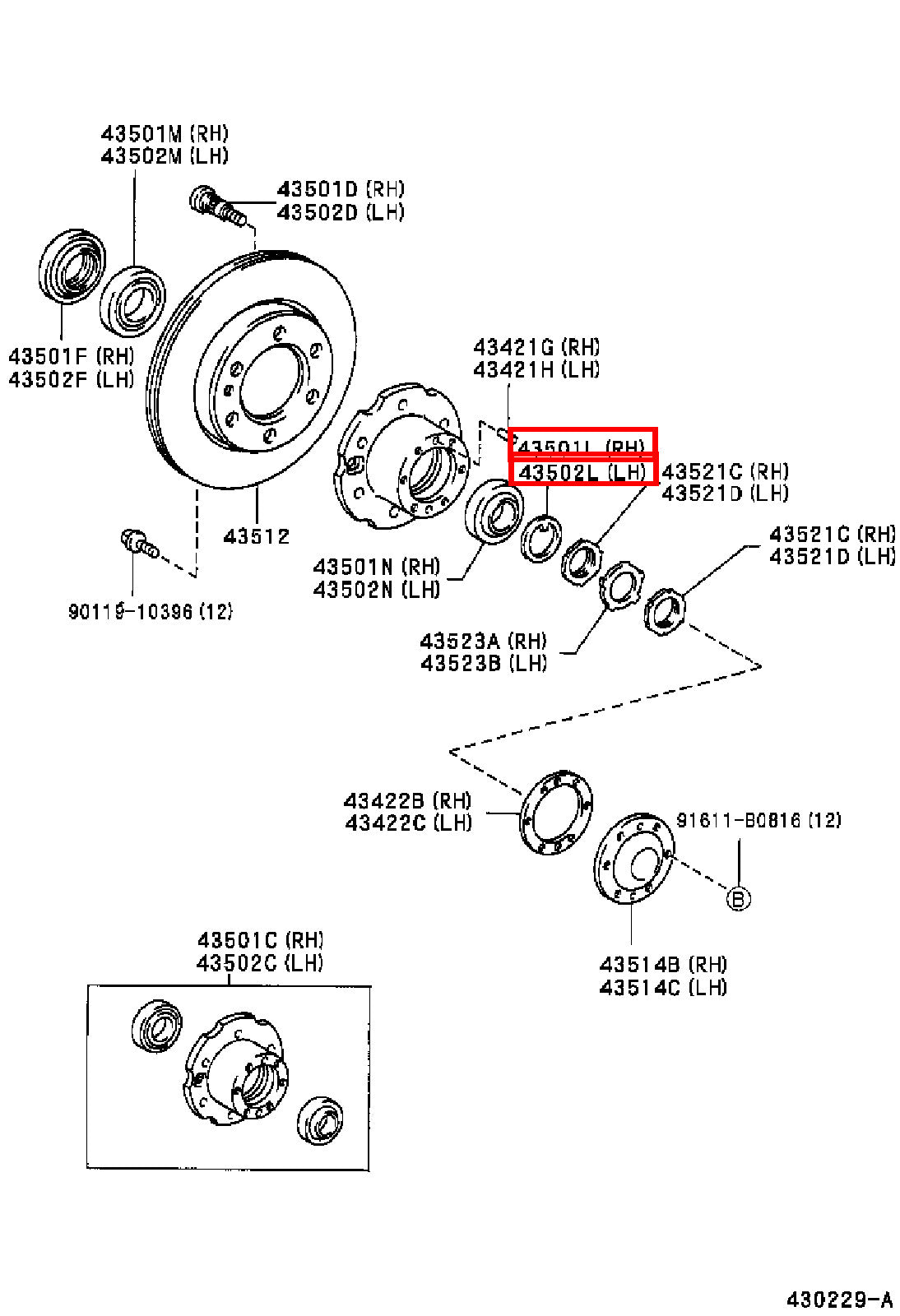 Genuine Regius RCH47 KCH46 Regius Ace KZH120 KZH106 Front Axle Lock Washer