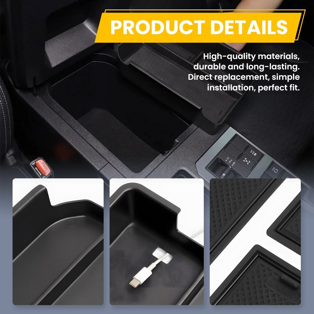 For Land Cruiser Prado 24 25 LC250 Car Armrest Storage Center Console Box Case