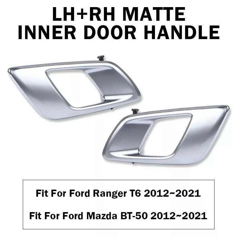 2x Inner Door Handle For Ford Ranger Everest Mazda BT50 12-21