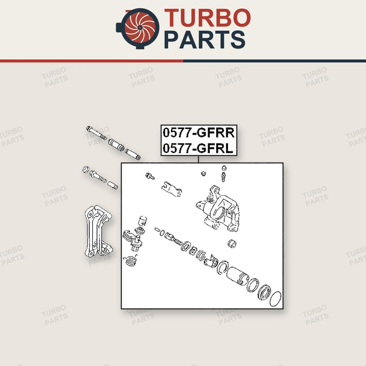 Mazda 323 Bj Rear Left Brake Caliper Assembly