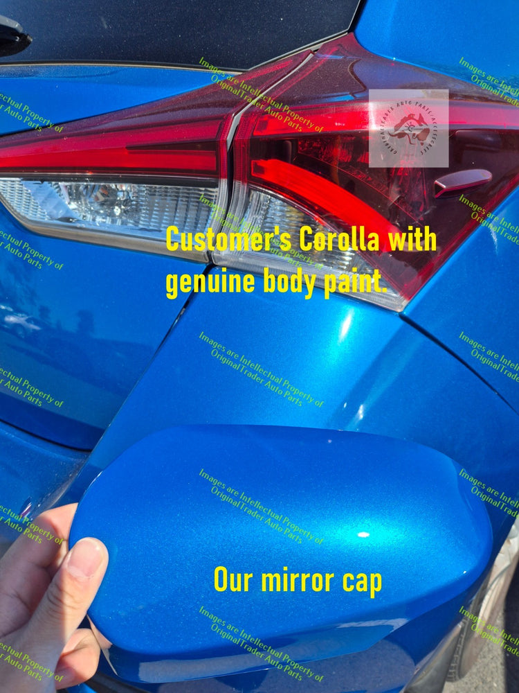 Left Door Mirror Cap Case Housing for Toyota Corolla E180 Series 2 Blue Gem 8X7