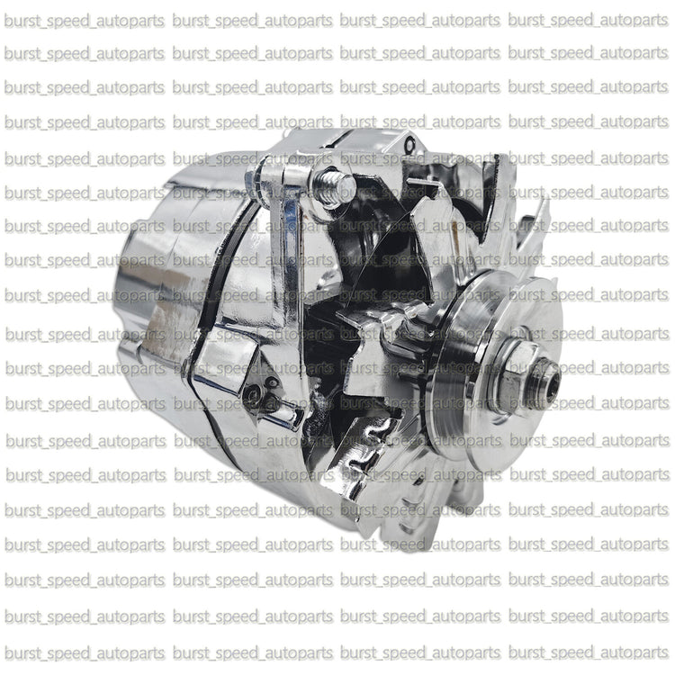 For GM Chev Style V8 283 307 327 350 1-Wire 3-Wire Alternator 100A Internal Reg.