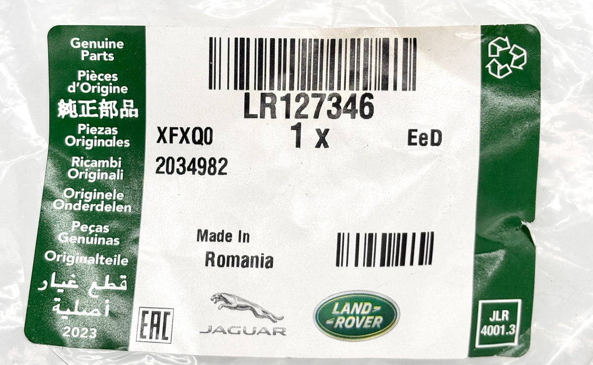 Genuine Land Rover Discovery Sport (L550) Windscreen Right Washer Hose LR127346