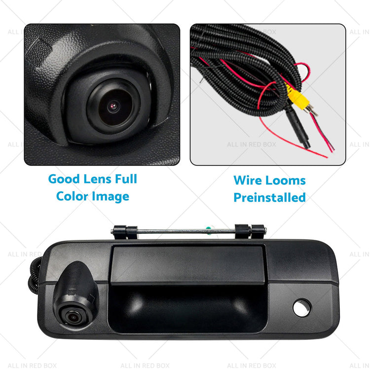 1 Set Tailgate Handle&Rear View Backup Camera Suitable for Toyota Tundra 07-14