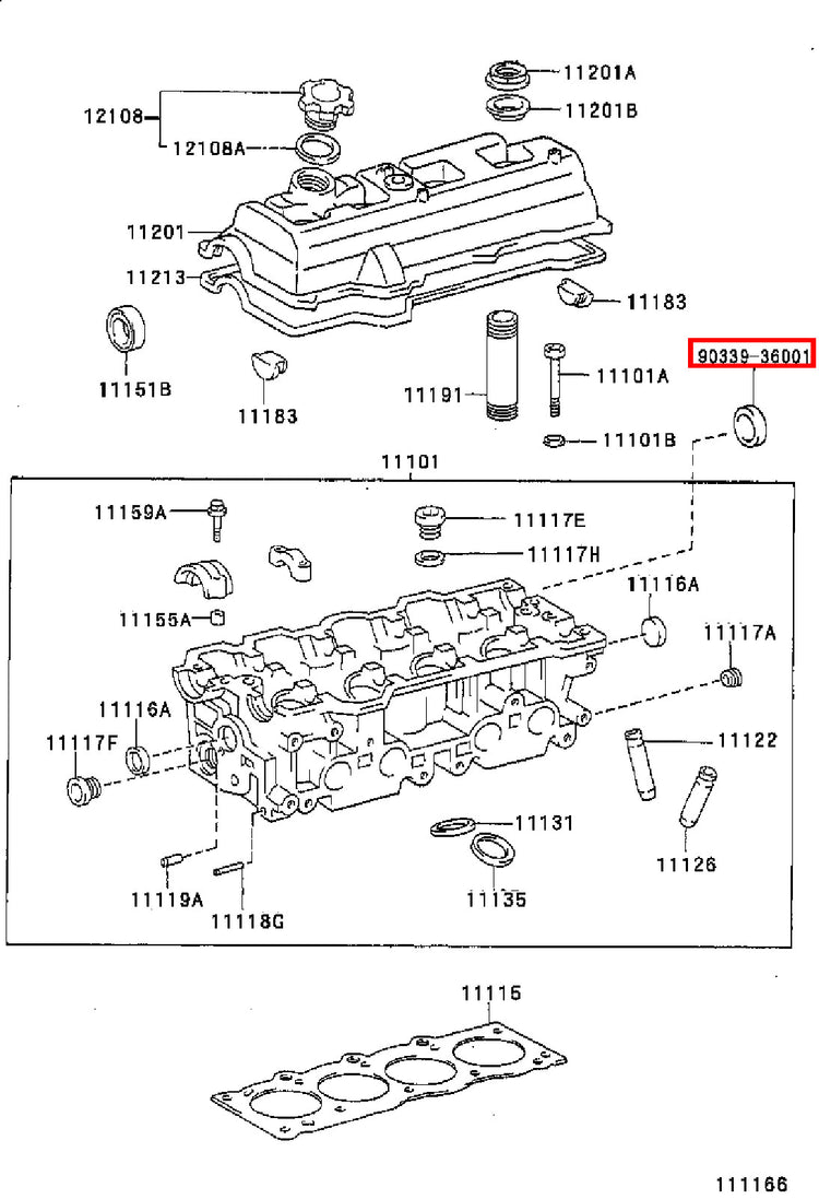 Genuine 4Runner RZN185 RZN180 Avensis ST220 Caldina ST210 Cylinder Head Plug