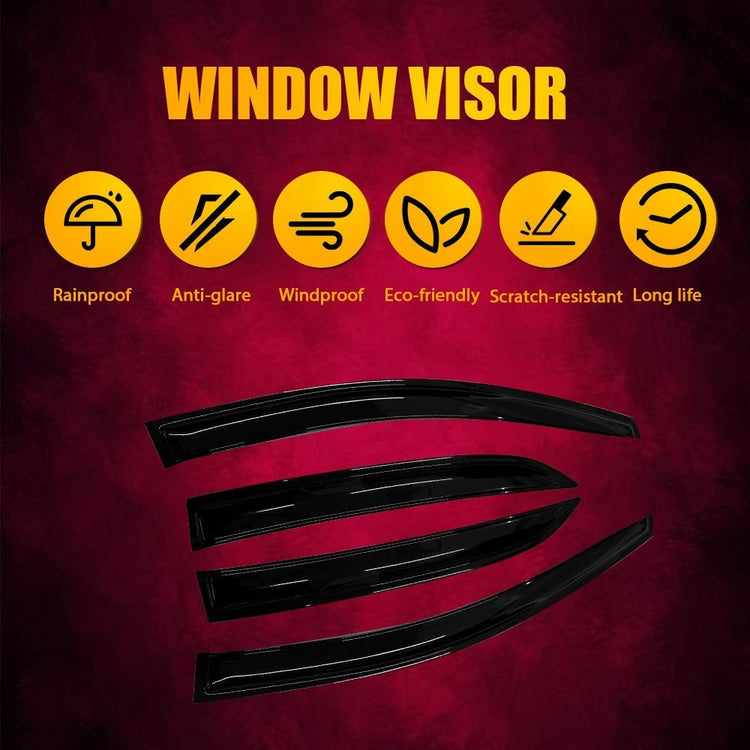 Luxury Weathershields Weather Shields Window Visor For Kia Picanto 2018-2024