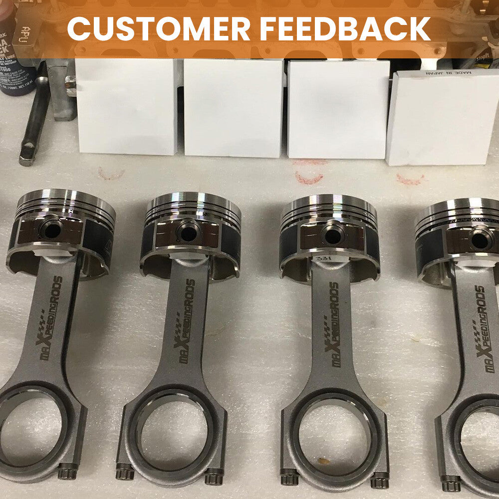 4x Connecting Rods for Isuzu Trooper Amigo Rodeo Wizard Pickup 4ZE1 ARP 150mm