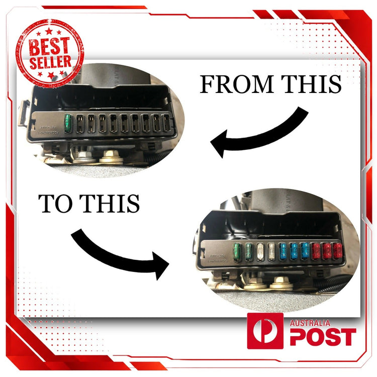 Suits Toyota Accessory Fuse Panel Terminals 10 Pack for Custom Use