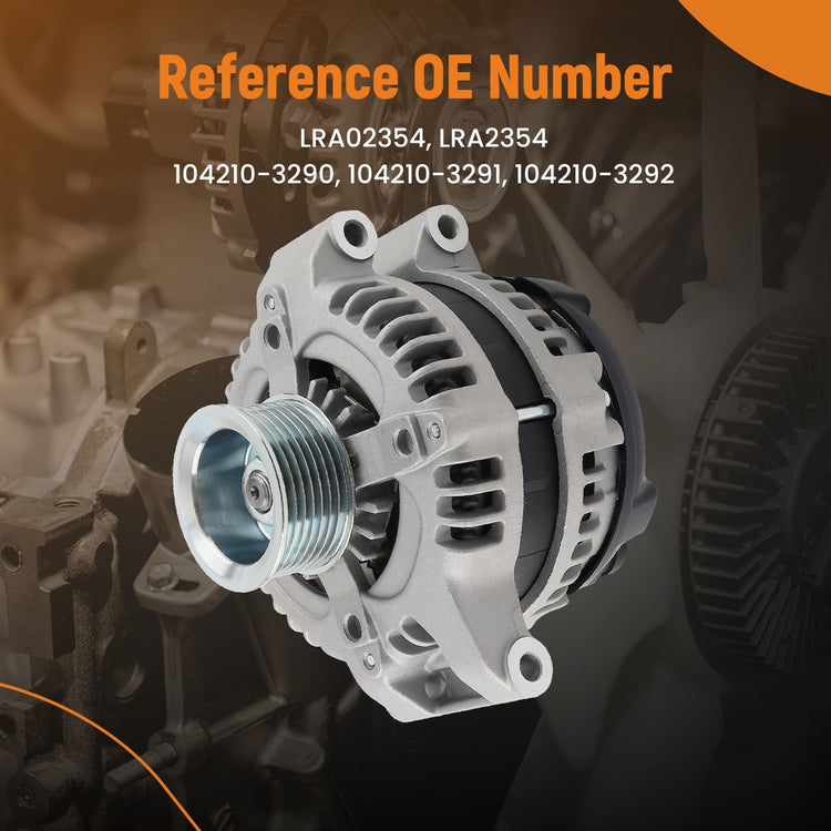 100A Alternator for Honda CR-V K24Z1 Petrol K24Z1 2.4Ltr 2007-2011 31100RAAA04
