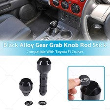Gear Grab Knob Rod Stick for Toyota FJ Cruiser 2007-2021 Black Alloy