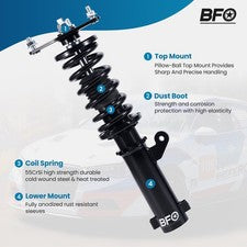 Street Coilover Suspension For Mitsubishi 380 (DB) 2005-2008 06 07