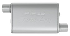 Pypes Performance Muffler Turbo 2-1/2 Offset Inlet 2-1/2 Offset Outlet (MVT10)