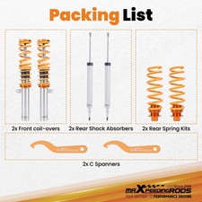 Coilover Shock Absorber Suspension Strut For BMW 3 Series E90 E91 E92 E93 318i