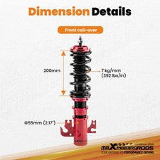 Lowering Coilover Kit for Holden VY VZ Commodore Sedan 02-07 24-Level Damping
