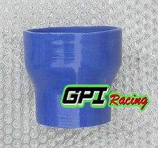 2.75 to 3 inch 70-76mm Silicone Straight Hose Reducer Turbo Coupler Pipe BLUE