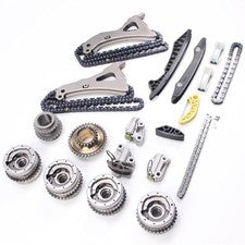 Timing Chain Kit & Camshaft Adjusters Set For Mercedes M278 E500 GL450 4.7L V8