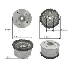 CVVT Timing Camshaft Gear Suitable for Hyundai Accent Verna Solaris 06‑19 1.6L