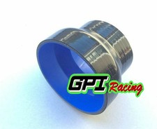 2.75 to 3 inch 70-76mm Silicone Straight Hose Reducer Turbo Coupler Pipe BLUE