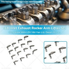 16X Inlet Exhaust Rocker Arm Lifter Set Suitable For LDV V80 Van 2.5L Diesel 13+