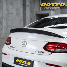 Carbon Fibre High Kick Rear Spoiler Mercedes C-Class C63S C205 Coupe 2015-2021