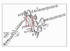 Mercedes M116 - Chain Tensioner Guide Slipper - 116 052 00 83 & 1160520083