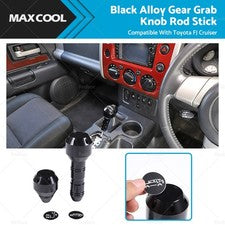 Gear Grab Knob Rod Stick for Toyota FJ Cruiser 2007-2021 Black Alloy