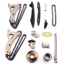 Timing Chain Kit & Camshaft Adjusters Set For Mercedes M278 E500 GL450 4.7L V8