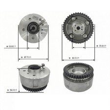 CVVT Camshaft Gear Suitable for Hyundai Kia Elantra i30 i20 2017‑20 1.4L Series