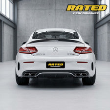 Carbon Fibre High Kick Rear Spoiler Mercedes C-Class C63S C205 Coupe 2015-2021