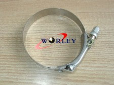 6 x 2" Inch / 51mm Inside Dimension Steel T-Bolt Silicone Hose Clamp (58-63mm)