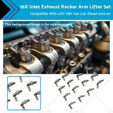 16X Inlet Exhaust Rocker Arm Lifter Set Suitable For LDV V80 Van 2.5L Diesel 13+